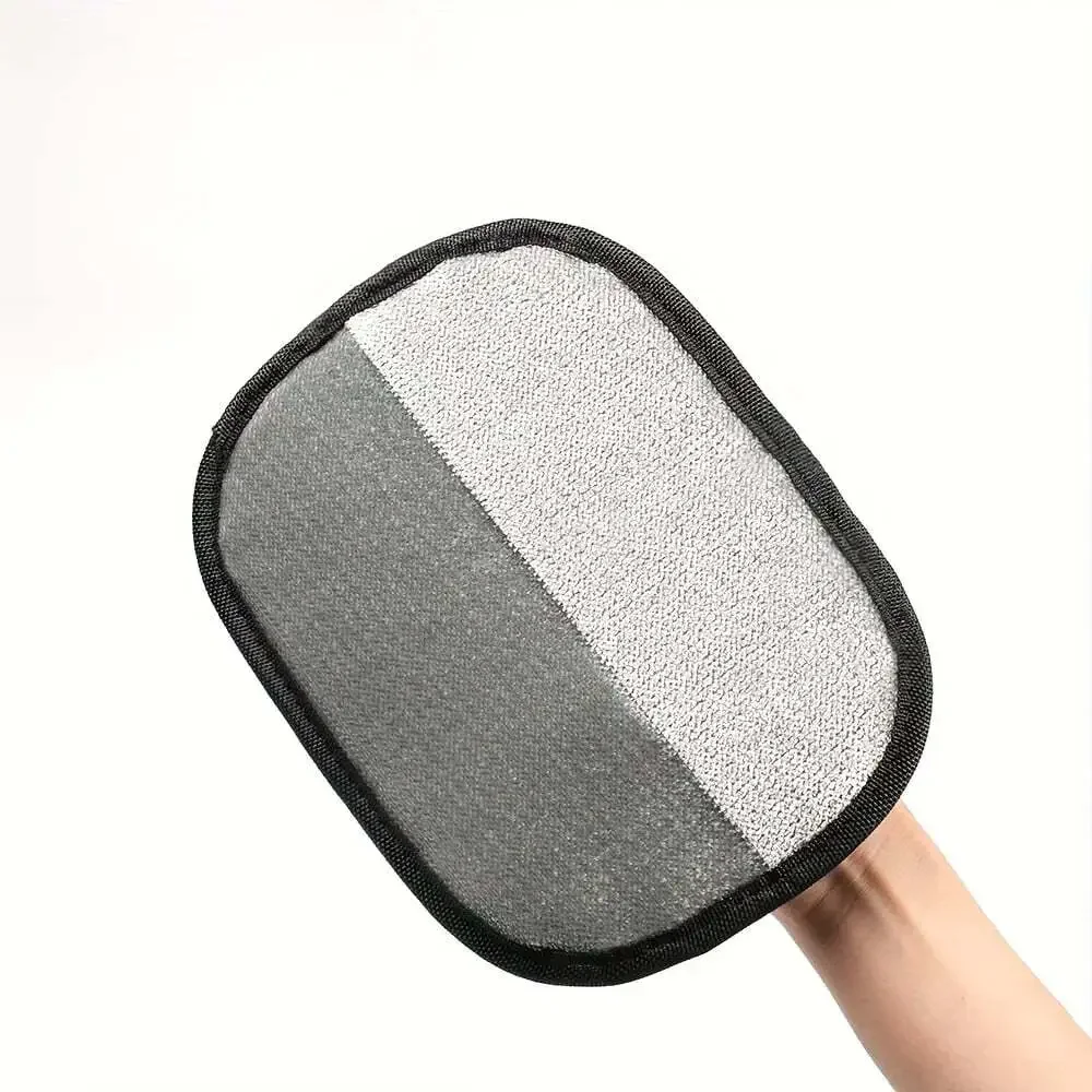 Upgrade Edition Large Pet Static Hair Removal Gloves - Black Polypropylene Cat G